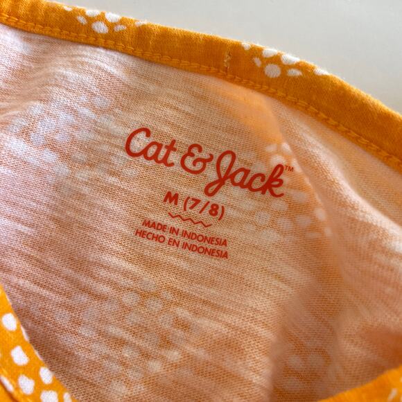 Cat & Jack Yellow Aztec Ruffle Dress - Size Medium - Picture 2 of 5